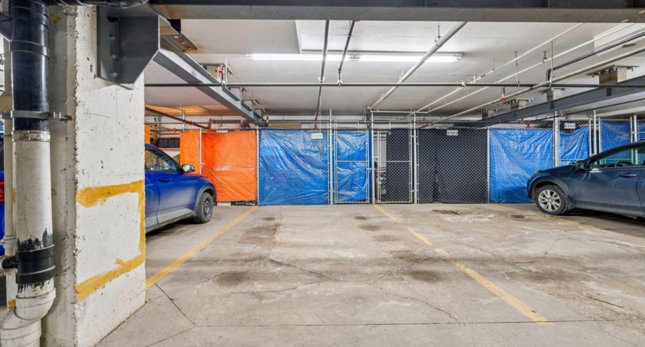 Your underground stall with storage locker is conveniently located near the exit ramp.