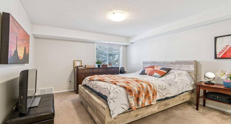 Spacious Master Bedroom with Double Closets.