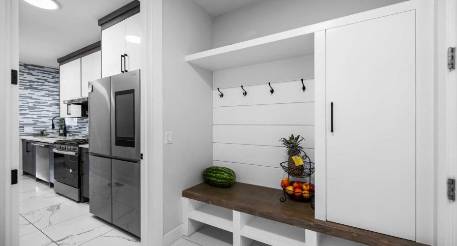 Mudroom/spice kitchen