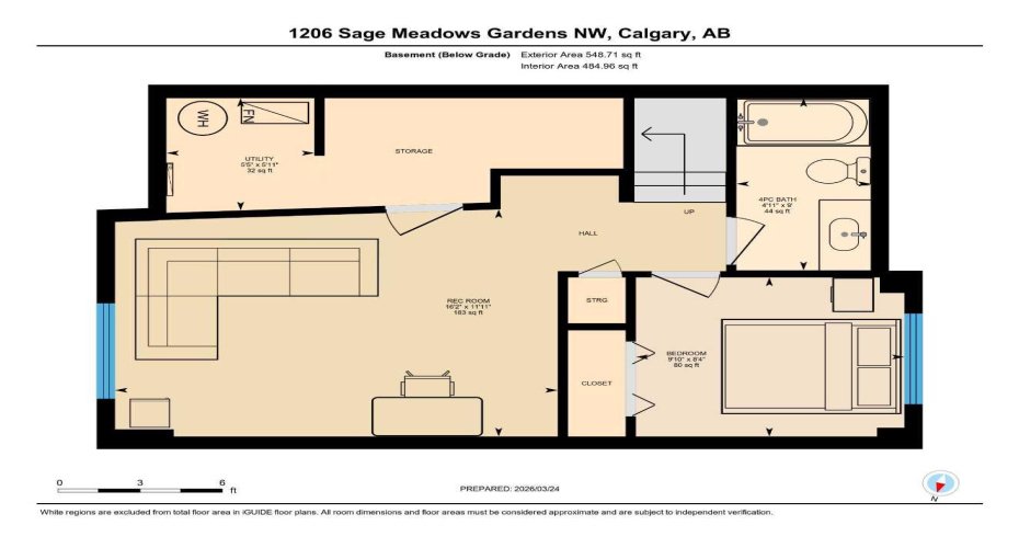 1206 Sage Meadows Gardens, Calgary, Alberta T3P 1K3, 3 Bedrooms Bedrooms, ,4 BathroomsBathrooms,Residential,For Sale,Sage Meadows,A2296041