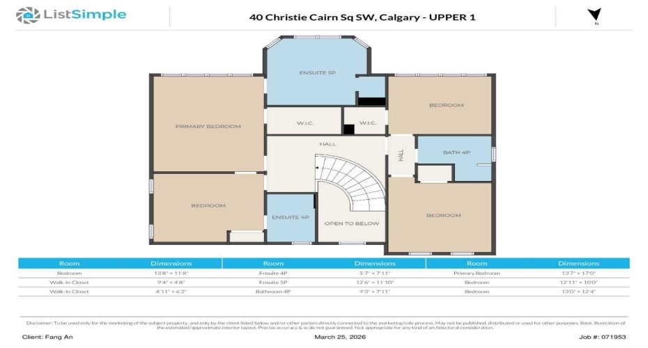 40 Christie Cairn Square, Calgary, Alberta T3H 2Z2, 5 Bedrooms Bedrooms, ,5 BathroomsBathrooms,Residential,For Sale,Christie Cairn,A2296171