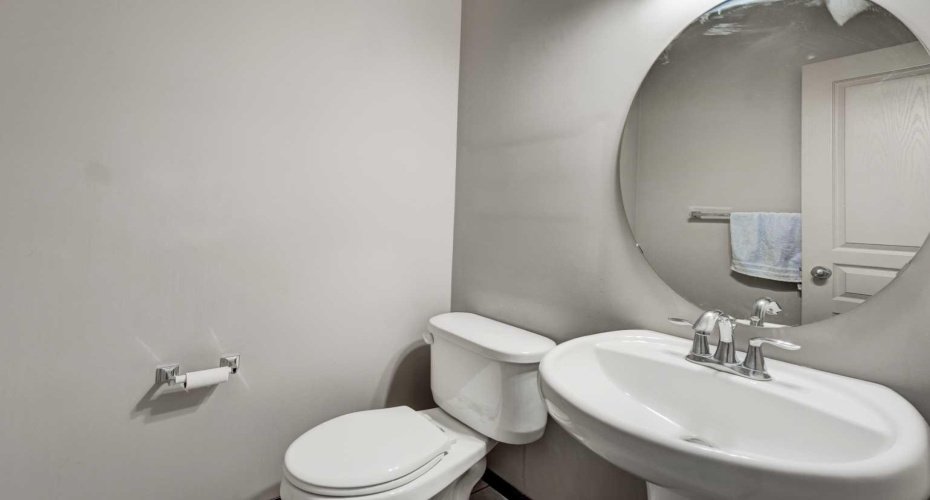 main floor 2 piece bathroom