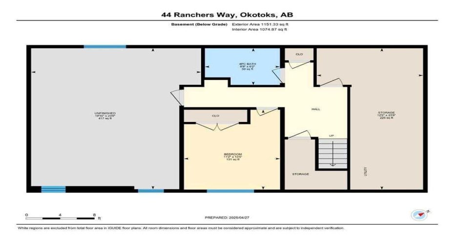 44 Ranchers Way, Okotoks, Alberta T1S4C8, 4 Bedrooms Bedrooms, ,4 BathroomsBathrooms,Residential,For Sale,Ranchers,A2297179