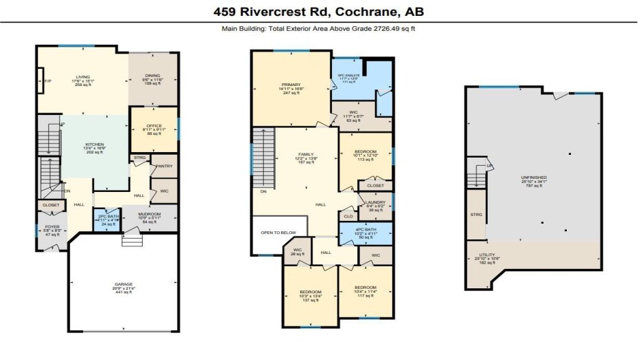 459 Rivercrest Road, Cochrane, Alberta T4C 3C6, 4 Bedrooms Bedrooms, ,3 BathroomsBathrooms,Residential,For Sale,Rivercrest,A2296599