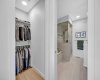 Large walk-in closet in primary bedroom