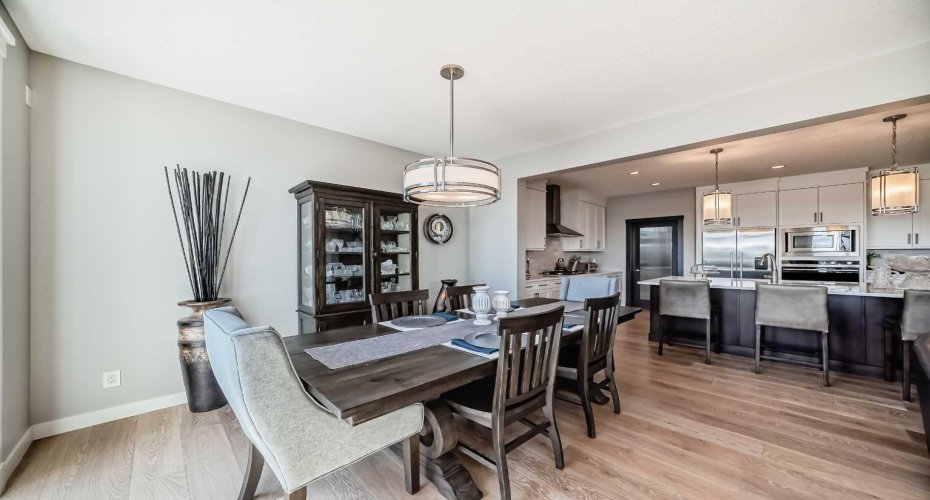 Plenty of space for your dining table!