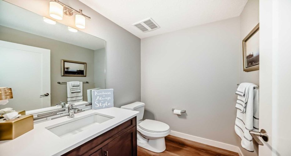 Main floor two piece bath for your guests!