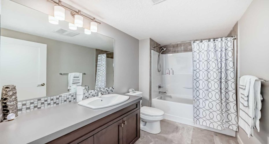 Full four piece bath in the lower walk out!