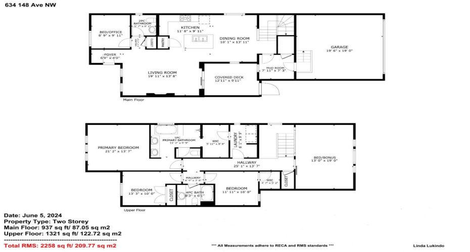634 148 Avenue, Calgary, Alberta T3P 1M4, 5 Bedrooms Bedrooms, ,3 BathroomsBathrooms,Residential,For Sale,148,A2297299