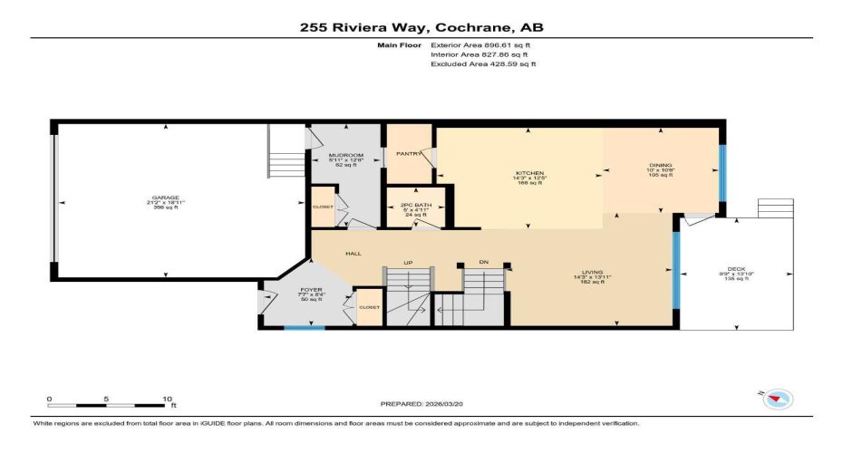 255 Riviera Way, Cochrane, Alberta T4C 0Z2, 4 Bedrooms Bedrooms, ,4 BathroomsBathrooms,Residential,For Sale,Riviera,A2297542
