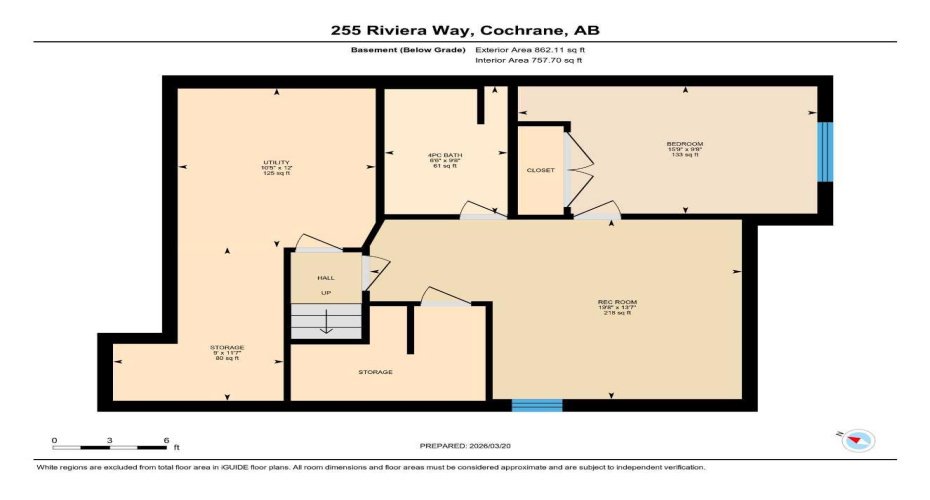 255 Riviera Way, Cochrane, Alberta T4C 0Z2, 4 Bedrooms Bedrooms, ,4 BathroomsBathrooms,Residential,For Sale,Riviera,A2297542