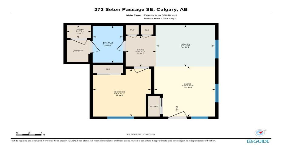 272 Seton Passage, Calgary, Alberta T3M 3A7, 1 Bedroom Bedrooms, ,1 BathroomBathrooms,Residential,For Sale,Seton,A2296343