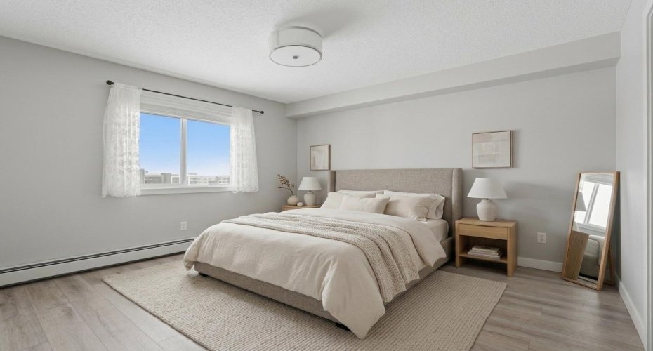 Primary bedroom Virtually Staged