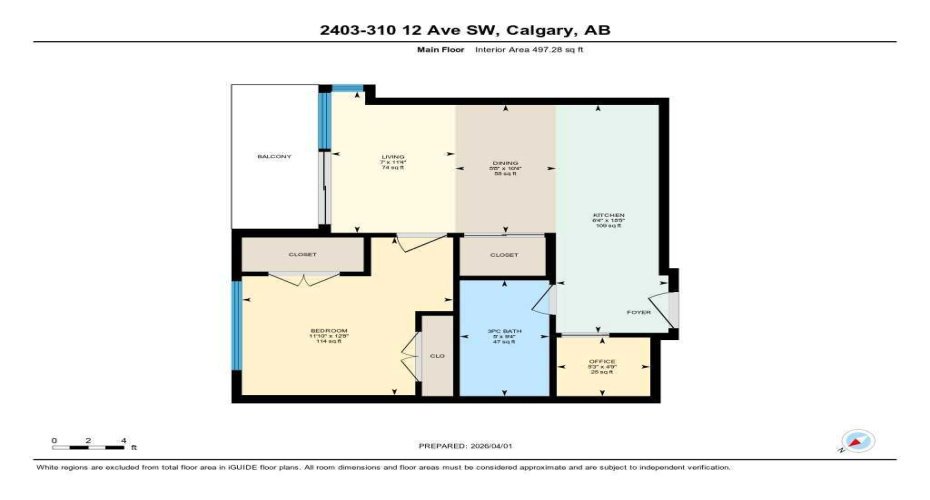 Functional floorplan