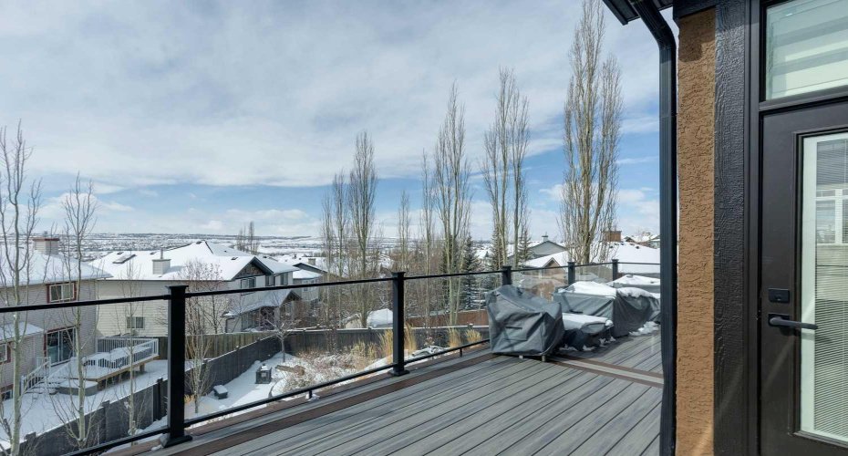 Composite upper deck with custom hardwired lighting