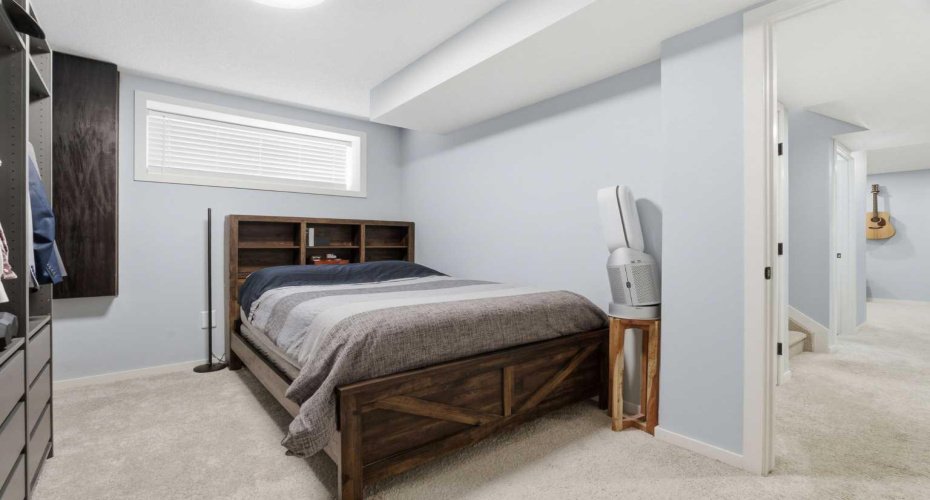 5th bedroom in basement