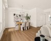 Expansive dining area with ample space for a full dining room set.