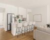 Timeless white kitchen.