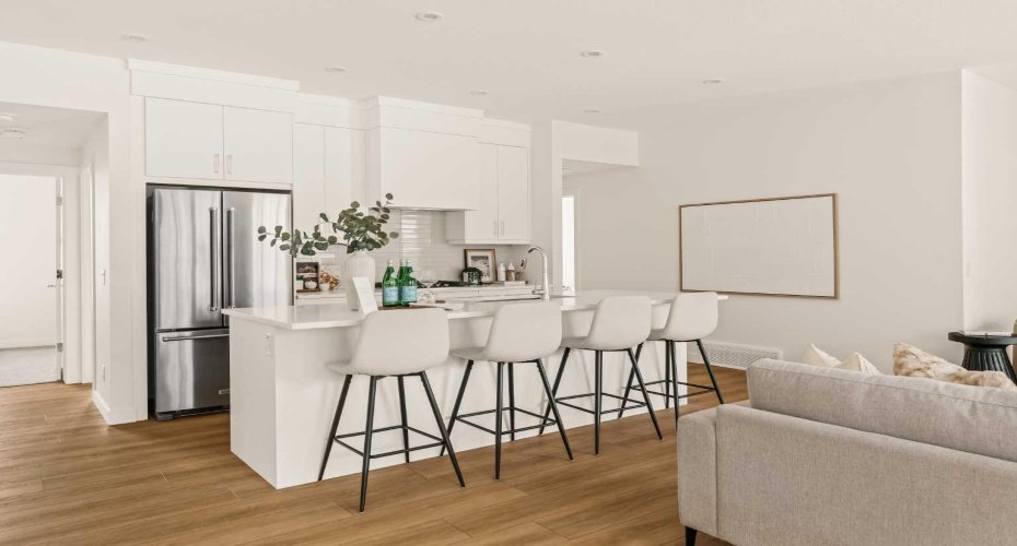 Timeless white kitchen.