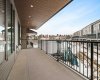 Expansive balcony faces southwest and overlooks the central park.