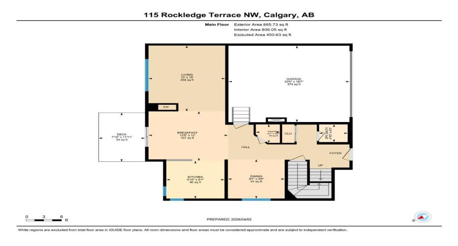 115 Rockledge Terrace, Calgary, Alberta T3G5R9, 4 Bedrooms Bedrooms, ,4 BathroomsBathrooms,Residential,For Sale,Rockledge,A2298516