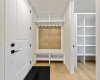 Mudroom with custom  Quartz bench