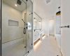 Large master shower