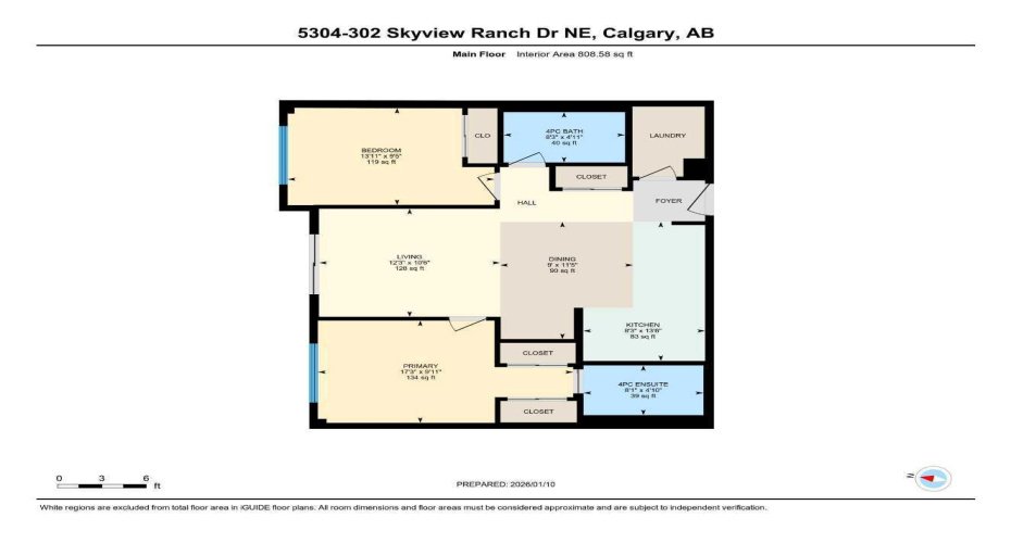 302 Skyview Ranch Drive, Calgary, Alberta T3N0P5, 2 Bedrooms Bedrooms, ,2 BathroomsBathrooms,Residential,For Sale,Skyview Ranch,A2285916