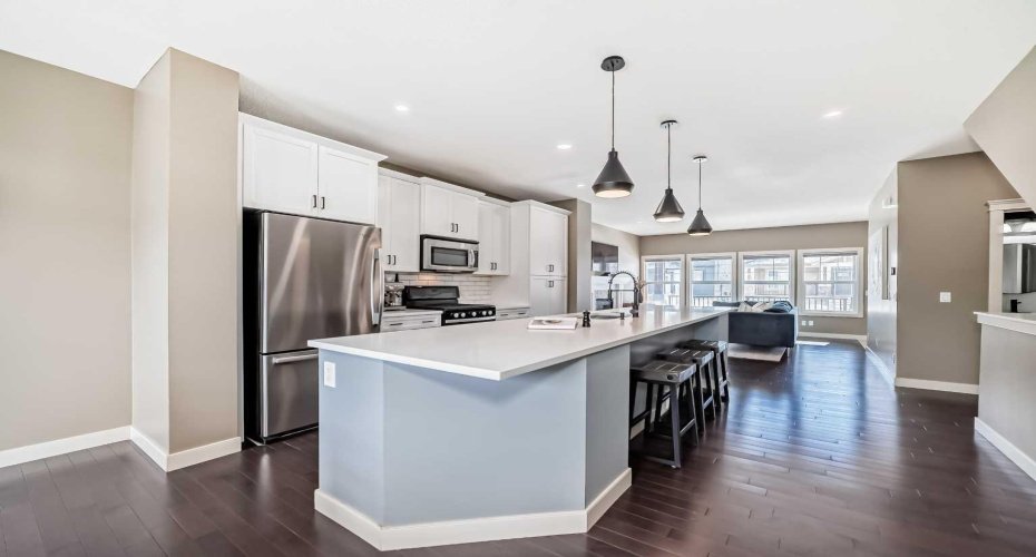 Kitchen d and island space