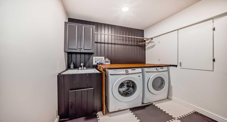 Laundry area