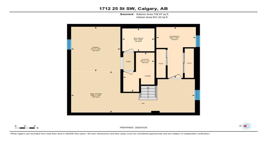 1712 25 Street, Calgary, Alberta T3C1J6, 4 Bedrooms Bedrooms, ,3 BathroomsBathrooms,Residential,For Sale,25,A2296477