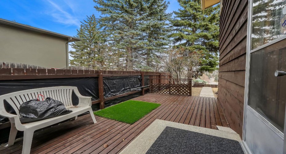 Side Entry Wooden Deck