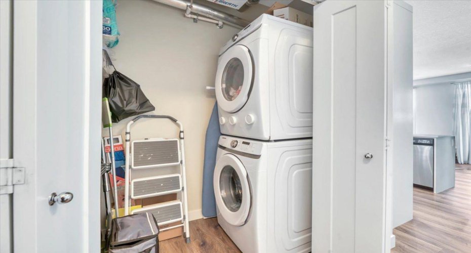 Laundry with shelving