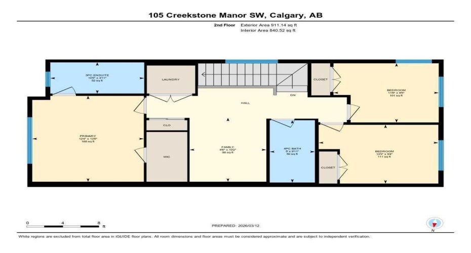 105 Creekstone Manor, Calgary, Alberta T2X 5W5, 4 Bedrooms Bedrooms, ,3 BathroomsBathrooms,Residential,For Sale,Creekstone,A2297741