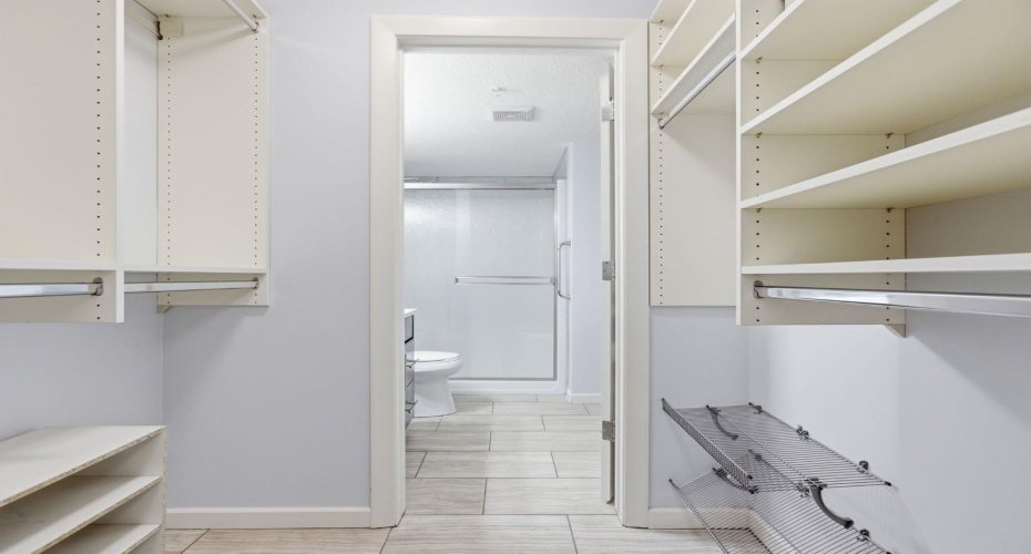 Primary bedroom closet