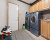 Main Floor Laundry and Storage w access to garage
