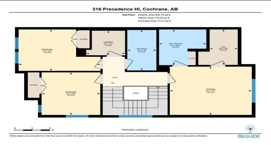 2nd Level Floor Plans.