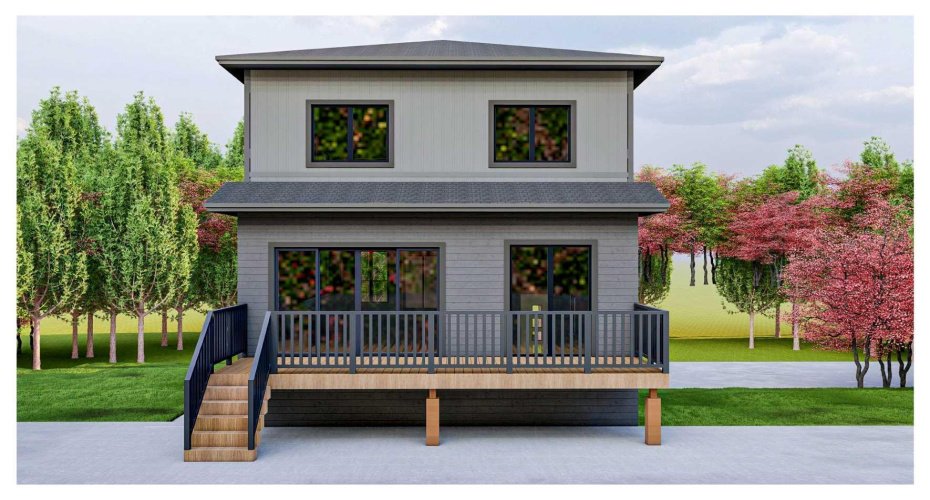 Back Elevation - Render