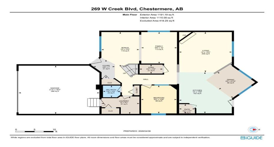 269 West Creek Boulevard, Chestermere, Alberta T1X0C6, 4 Bedrooms Bedrooms, ,3 BathroomsBathrooms,Residential,For Sale,West Creek,A2300367