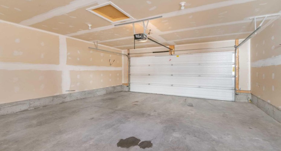 Garage all drywalled