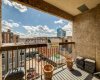 Sunny South exposed balcony.