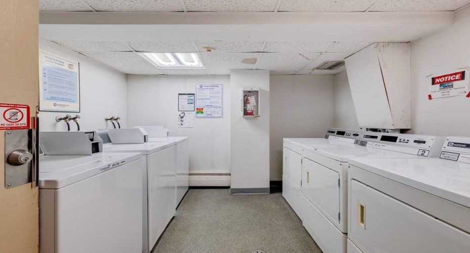 In addition to the in-suite laundry there is a convenient laundry area available as well.