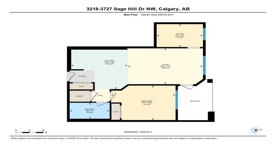 3727 Sage Hill Drive, Calgary, Alberta T3R 1T7, 1 Bedroom Bedrooms, ,1 BathroomBathrooms,Residential,For Sale,Sage Hill,A2300805
