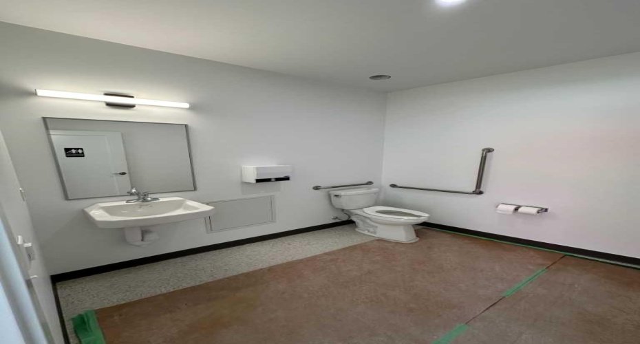 Standard bathroom in one of our units