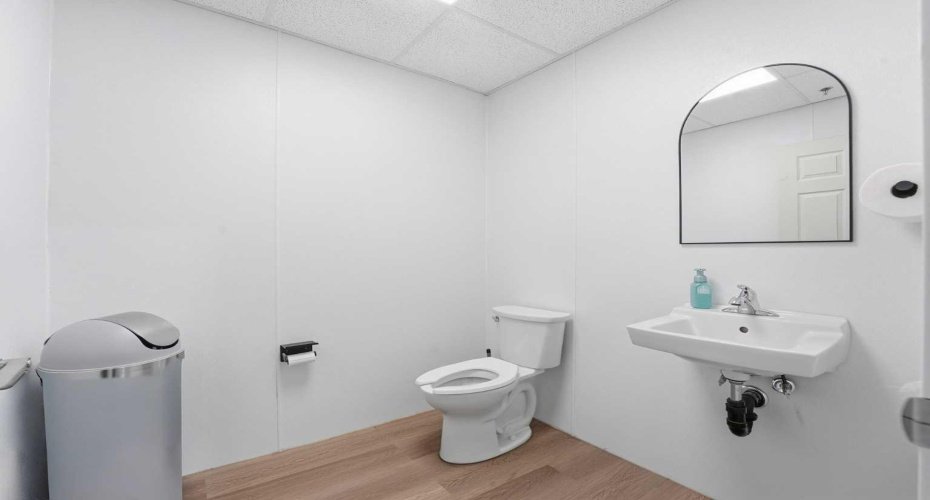 Standard bathroom in one of our units
