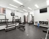 Another angle of the convenient fitness centre.
