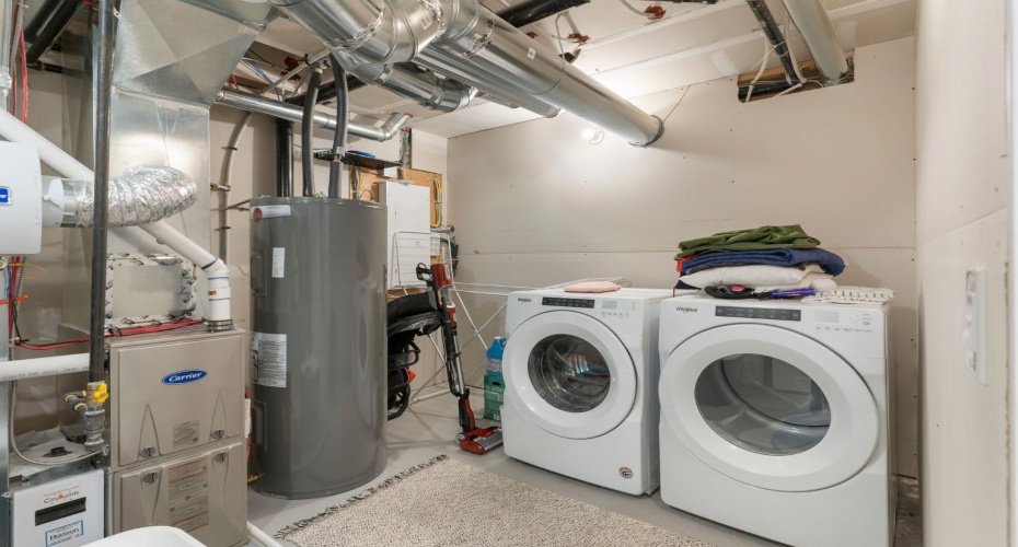 Lower level laundry