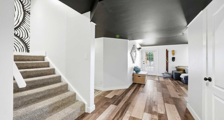 Lower level with walkout access.