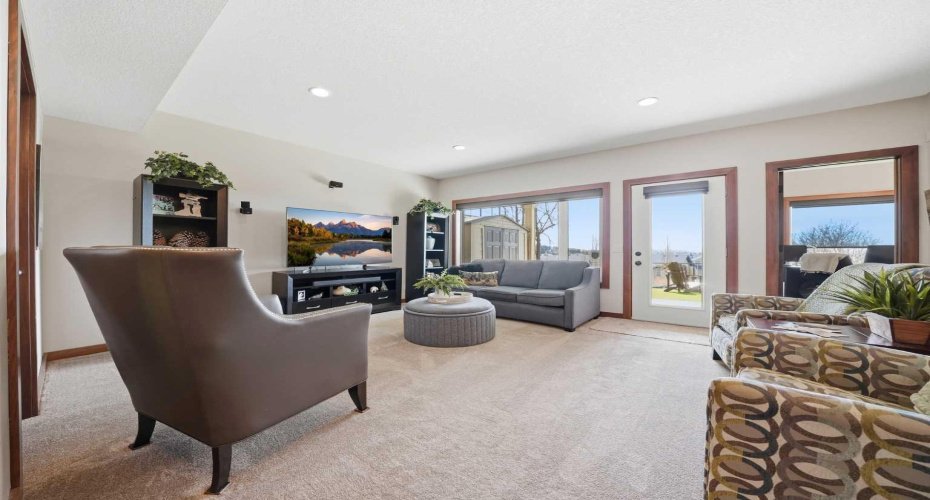 Lower Walkout Level with In-Floor Heating