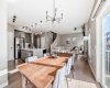Plenty of room for your dining table!